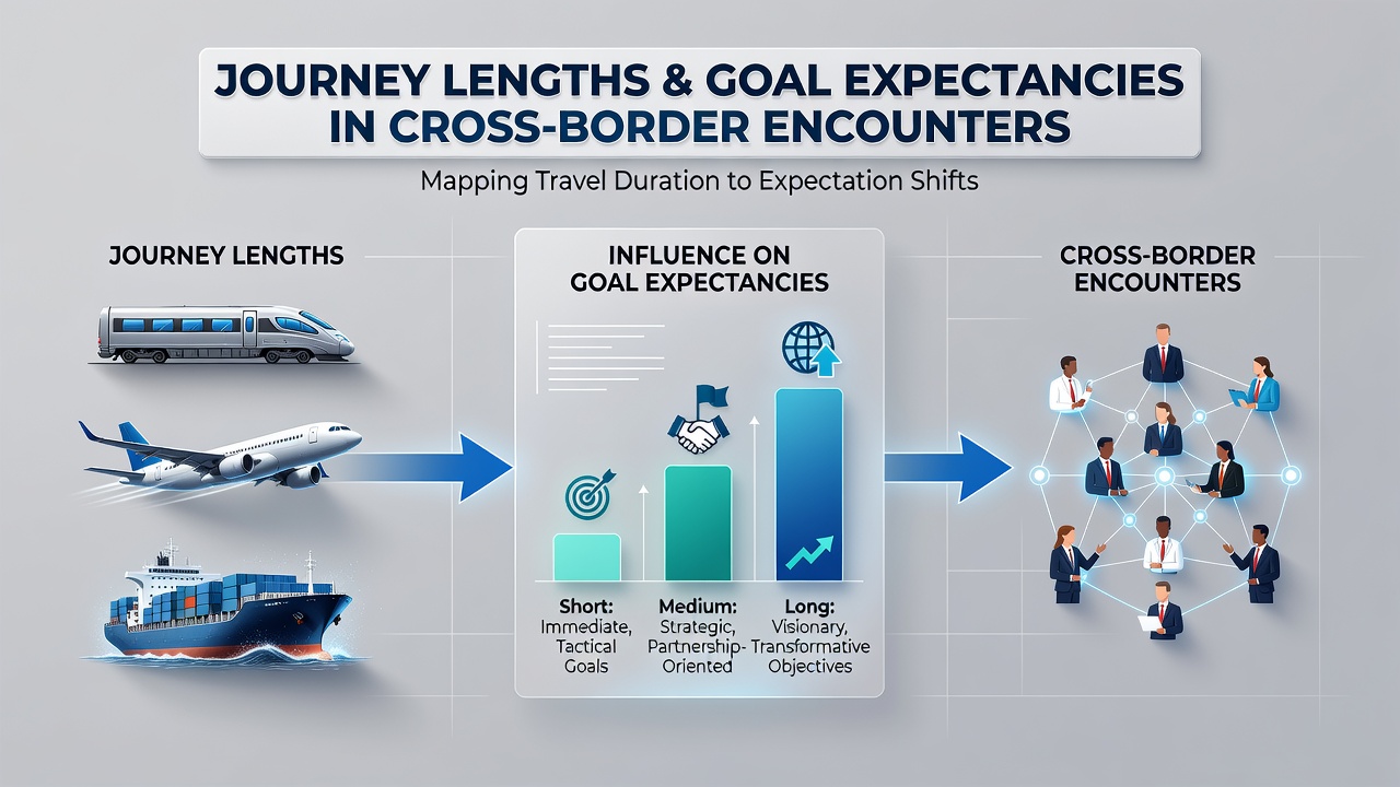 Analysis chart showing goal expectancy changes based on travel distance in football matches