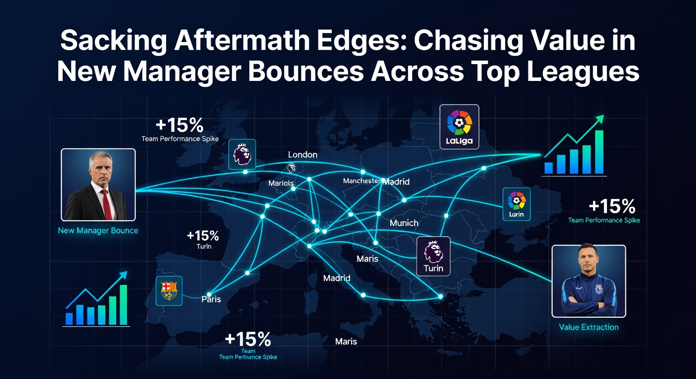 Graph showing win probability spikes after managerial changes in Europe's top five leagues